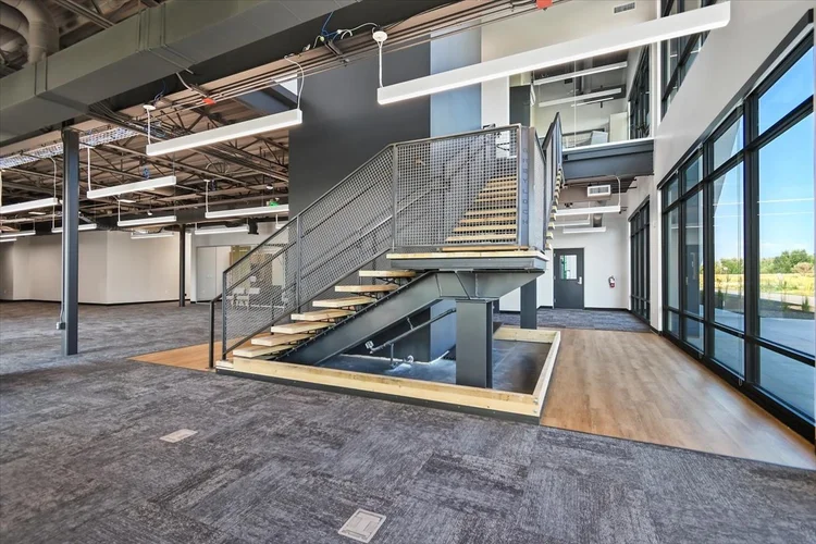 Greyloch Commercial Building Staircase interior staircase in modern Greyloch commercial building