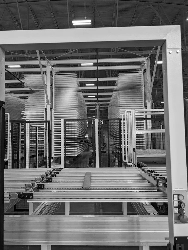 Greyloch Aluminum Storage Racking System industrial aluminum storage racks in Greyloch facility